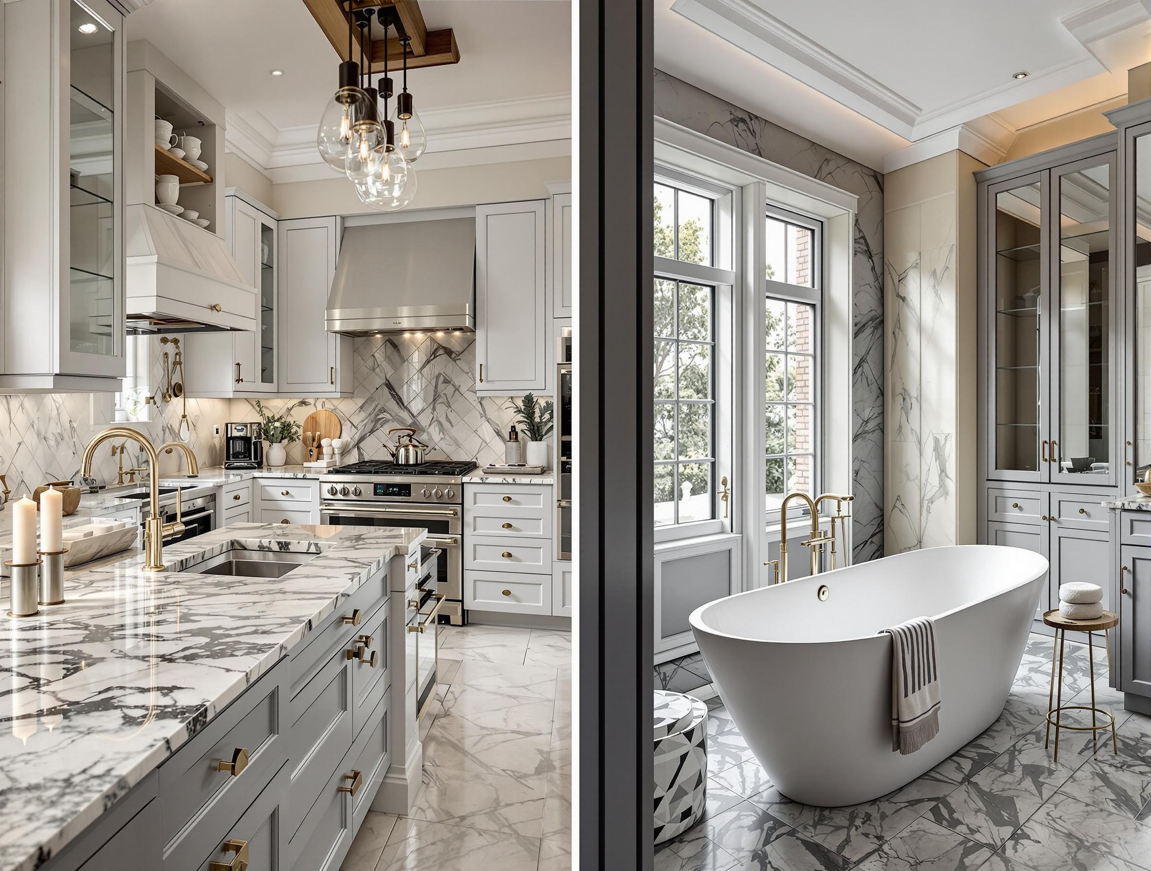 Premium bathroom and kitchen renovation in Knightsbridge